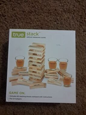 Group Drinking Game – Natural Wood Party Set